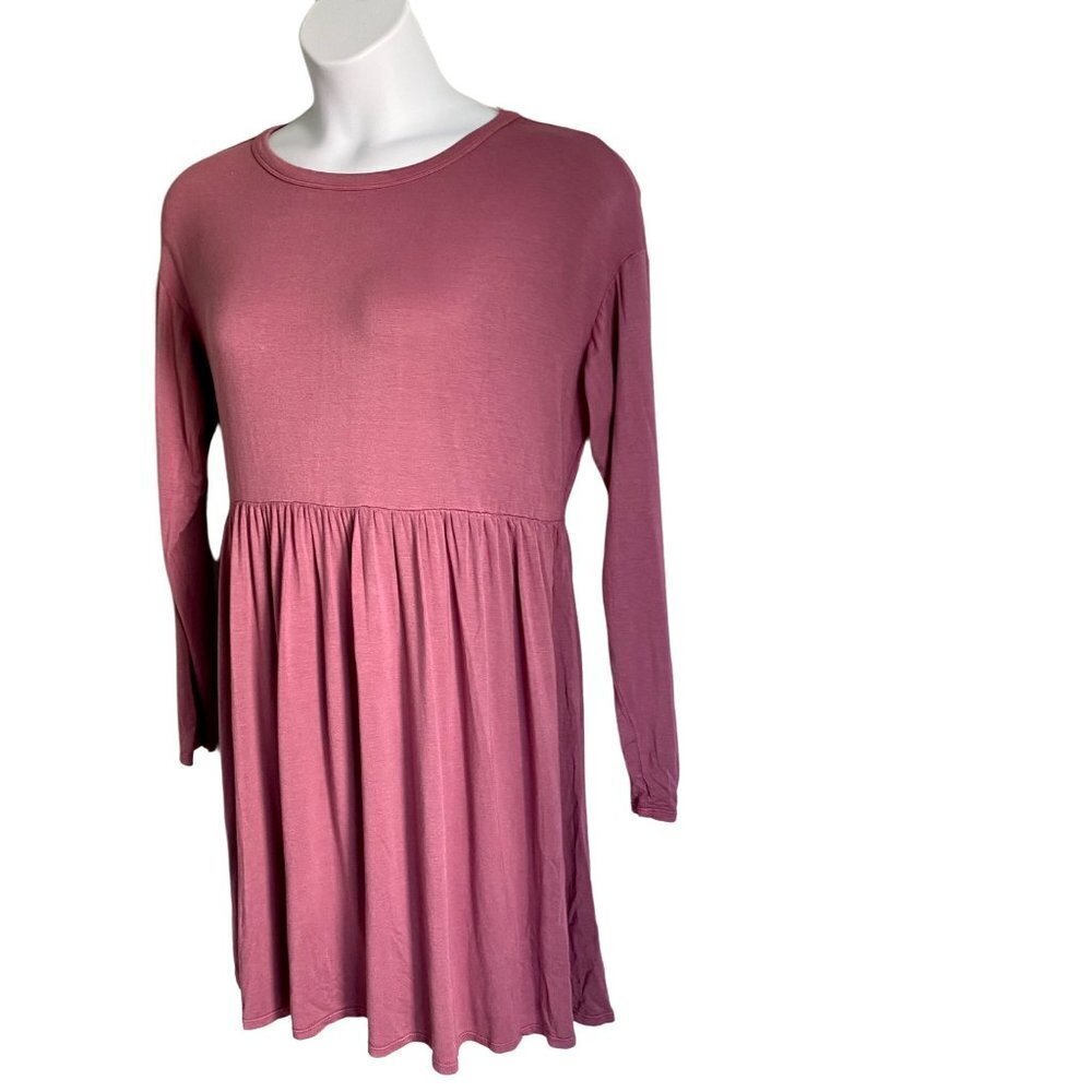 BAEA Los Angeles Pink Babydoll Knit Dress Size 2X Large NWT